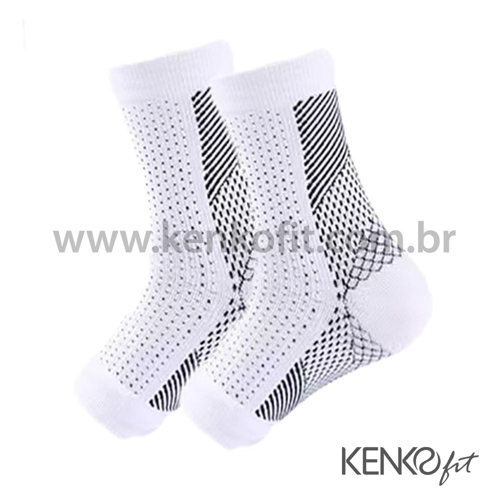 Meias de compressão de tornozelo Kenko Fit - Kit de 3 ou 5 pares em promoção!