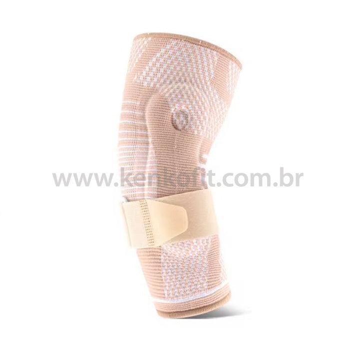 Cotoveleira de Compressão com Dupla Almofada de Gel Ajustável Kenko Fit