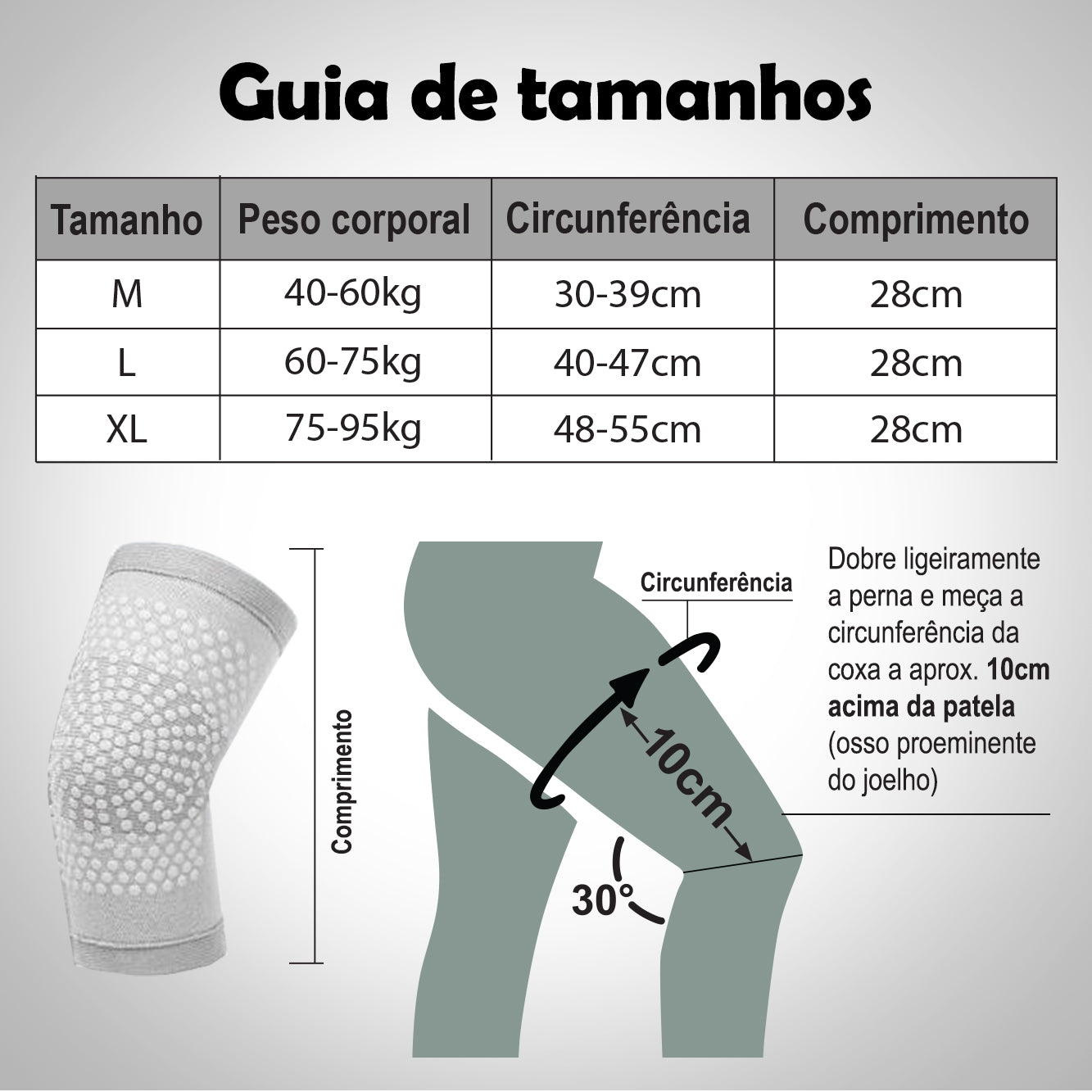 Joelheira Térmica Kenko Fit - COMPRE 1 PEÇA E LEVE O PAR!