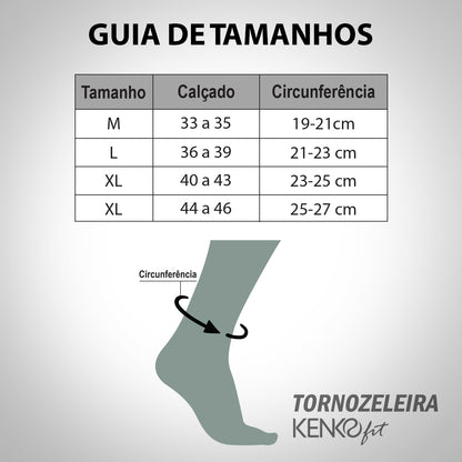 Tornozeleira Kenko Fit (1 peça)