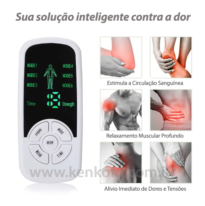 Massageador Portátil Kenko Pulse Pro® | TENS/EMS