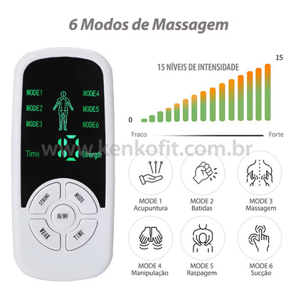 Massageador Portátil Kenko Pulse Pro® | TENS/EMS