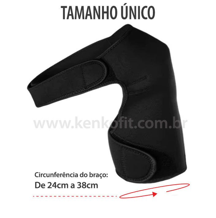 Cinta de Ombro com Aquecimento e Compressão Ajustável Kenko Fit