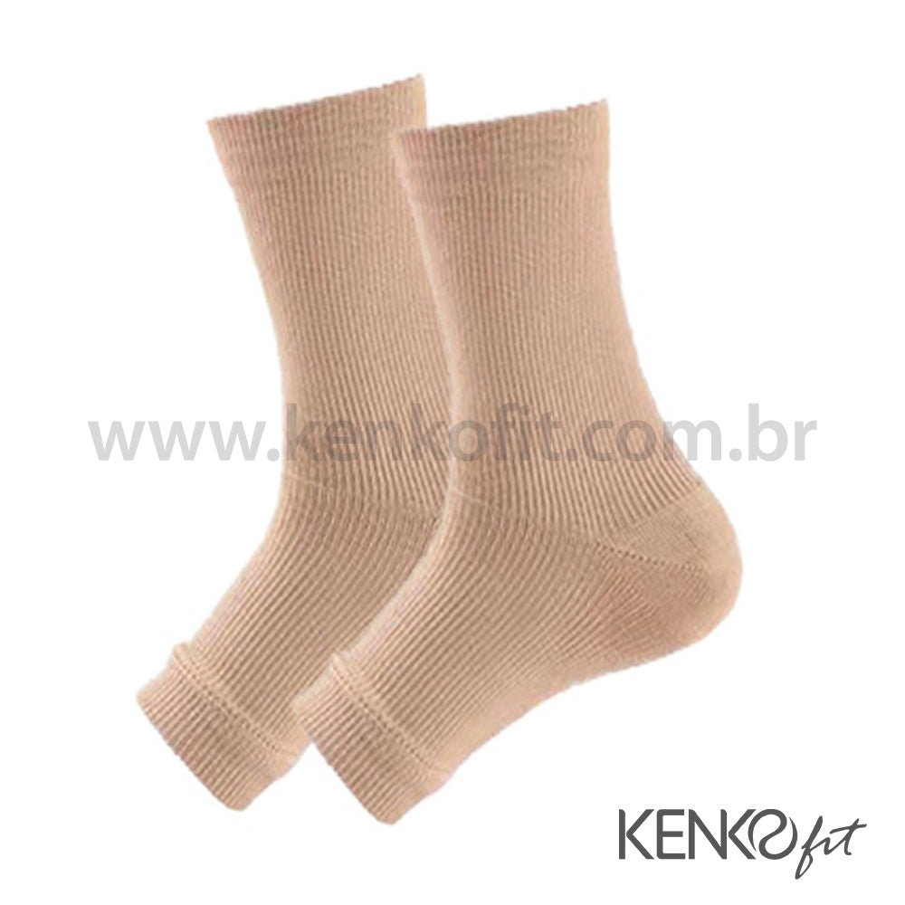 Meias de compressão de tornozelo Kenko Fit - Kit de 3 ou 5 pares em promoção!