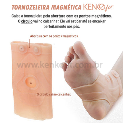 Tornozeleira magnética Kenko Fit- COMPRE 1 PEÇA E LEVE O PAR!