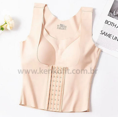 Sutiã Postural com colete Integrado Kenko Fit